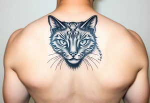 Black Cat tattoo idea