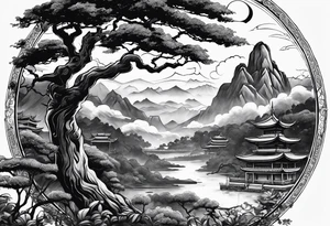 Homg Kong semester abroad at CityU and some trees and the number 6 carved in one tree tattoo idea