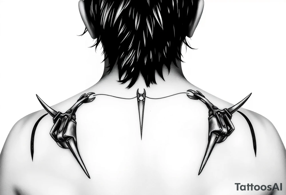 scissorhands tattoo idea