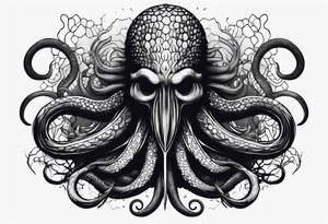 stranger things tentacle shadow monster tattoo idea