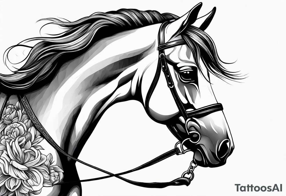 Horse sleeve tattoo idea