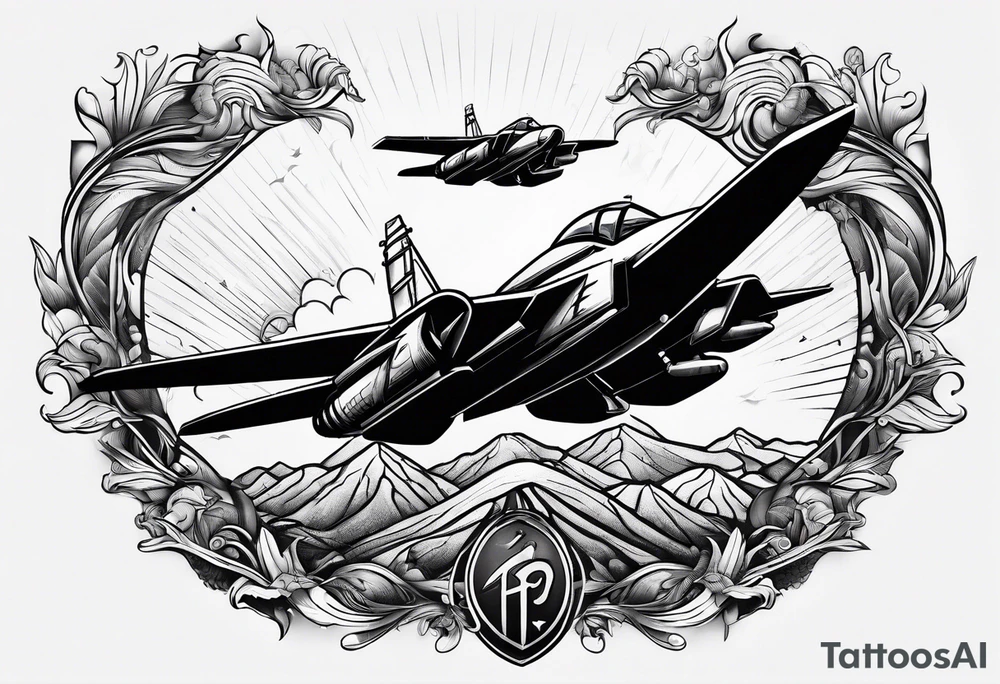 air strike tattoo idea