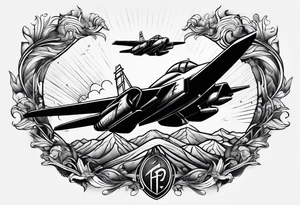 air strike tattoo idea