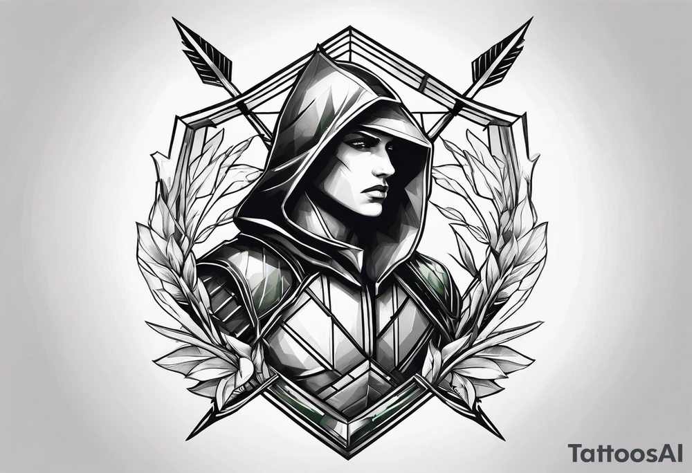 the green arrow tattoo idea
