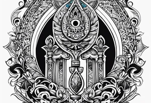 ankh Half sleeve tattoo idea