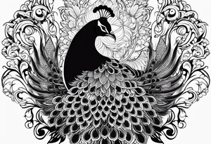 dark peacock tattoo
more majestic
demon peacock dark fantasy tattoo idea