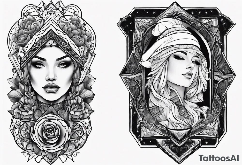 Tesseract tattoo idea