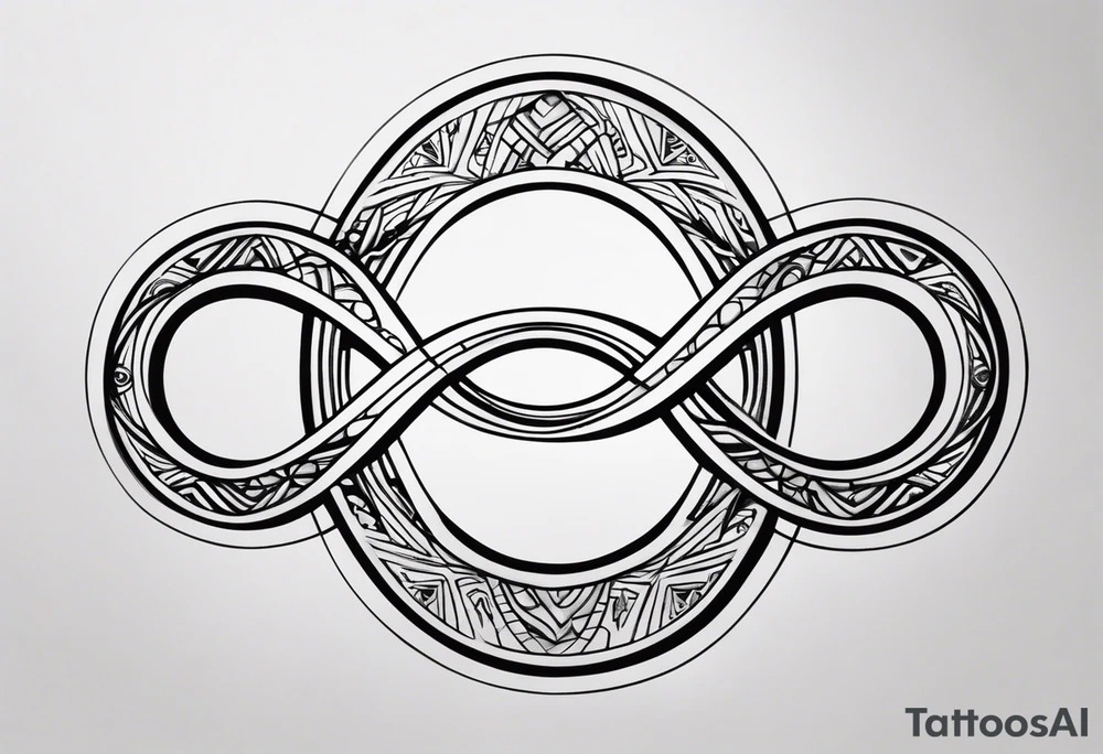 could you just draw an infinity symbol tattoo idea