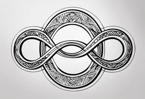 could you just draw an infinity symbol tattoo idea
