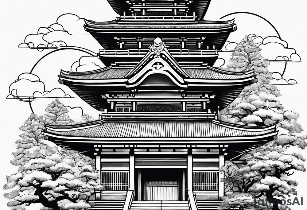 hokage and temple tattoo idea
