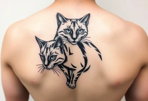 Black Cat tattoo idea