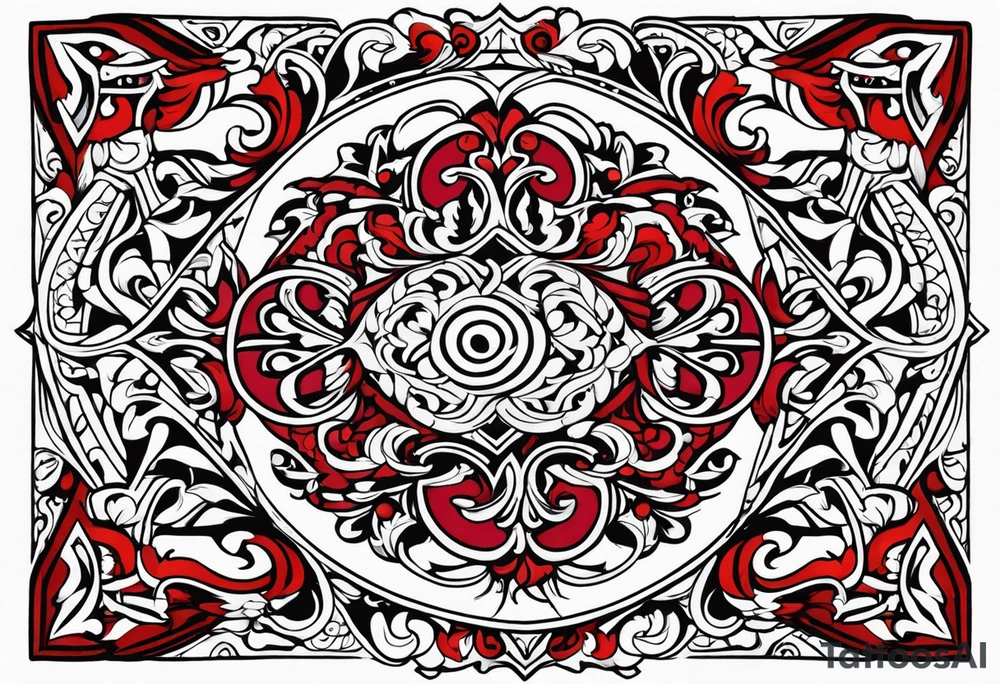 Slavic ornamentation tattoo idea