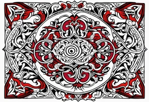 Slavic ornamentation tattoo idea