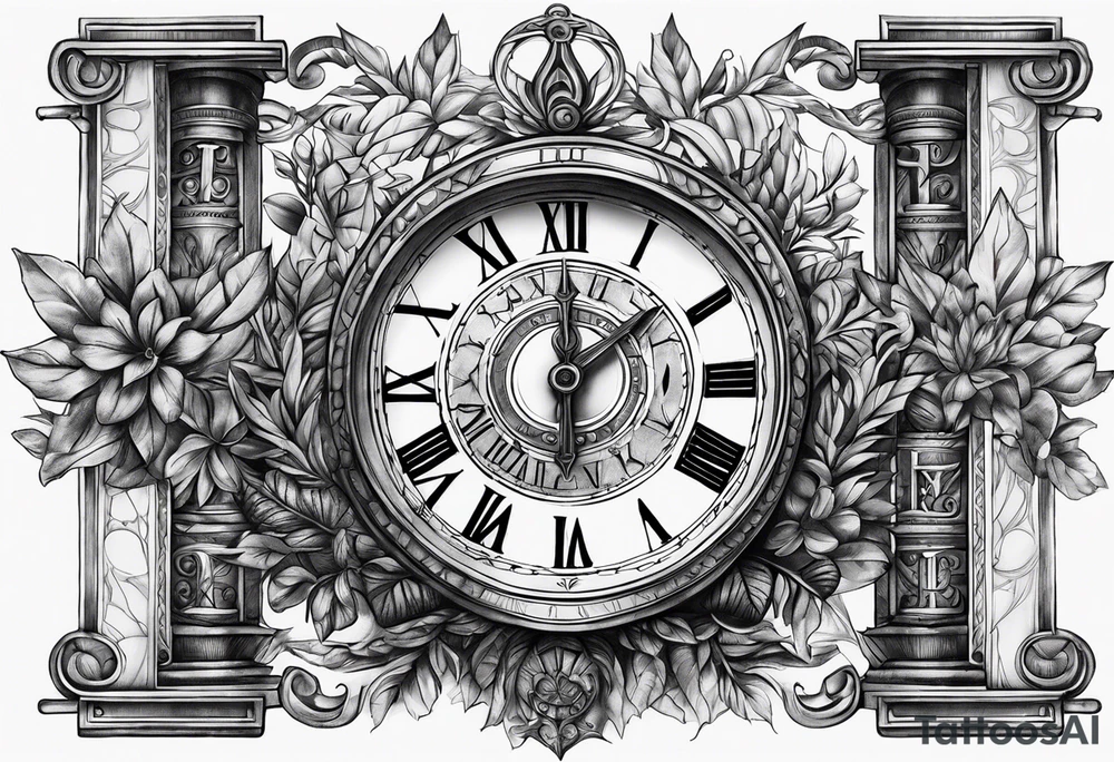 Roman numeral 1955 tattoo idea