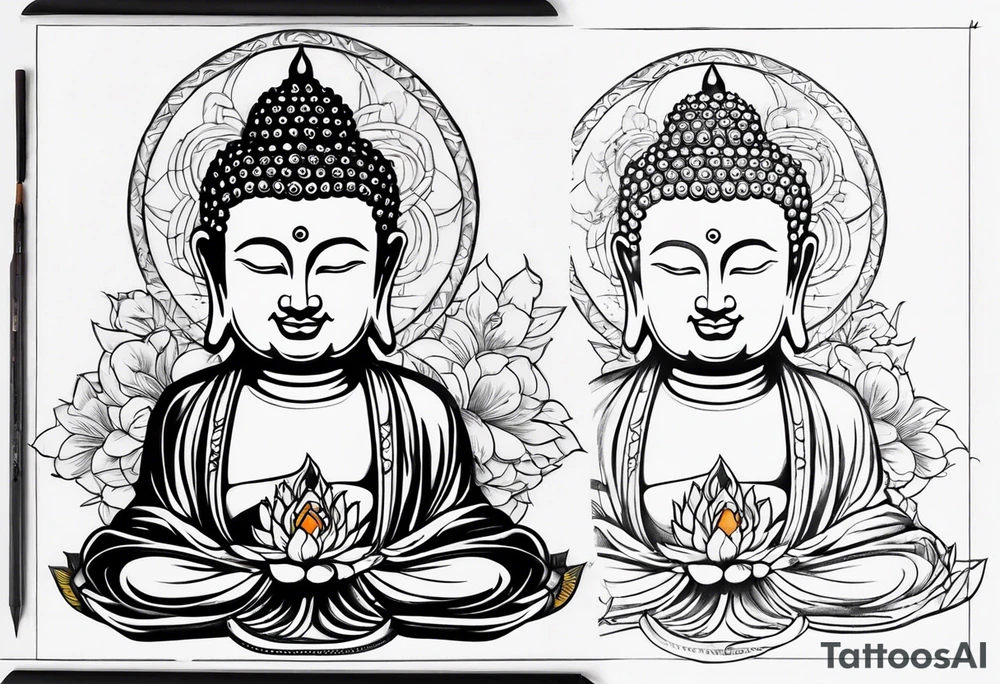 buddha tattoo idea