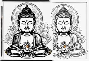 buddha tattoo idea
