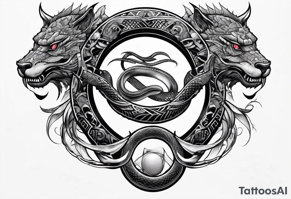 ouroboros tattoo idea