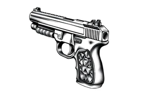 gun tattoo idea
