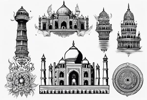 Taj Mahal
Coliseum tattoo idea