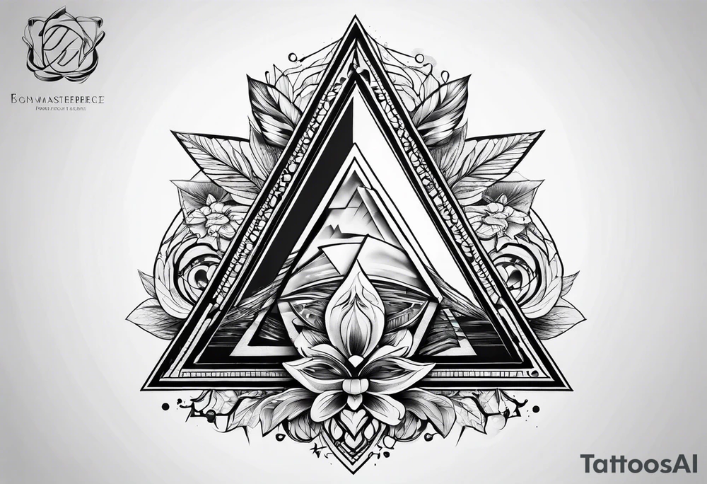 triangle tattoo idea