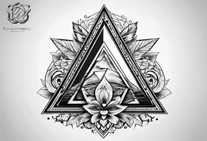 triangle tattoo idea