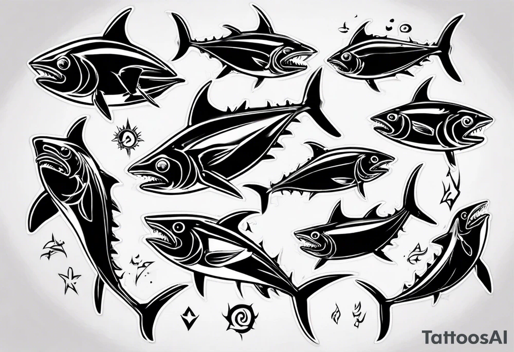 tuna tattoo idea