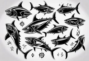 tuna tattoo idea