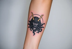 amaterasu and samurai tattoo idea