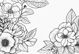 Floral sleeve tattoo idea