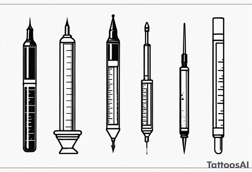 SPREADSHEET, SYRINGE tattoo idea