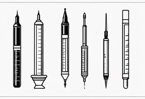 SPREADSHEET, SYRINGE tattoo idea