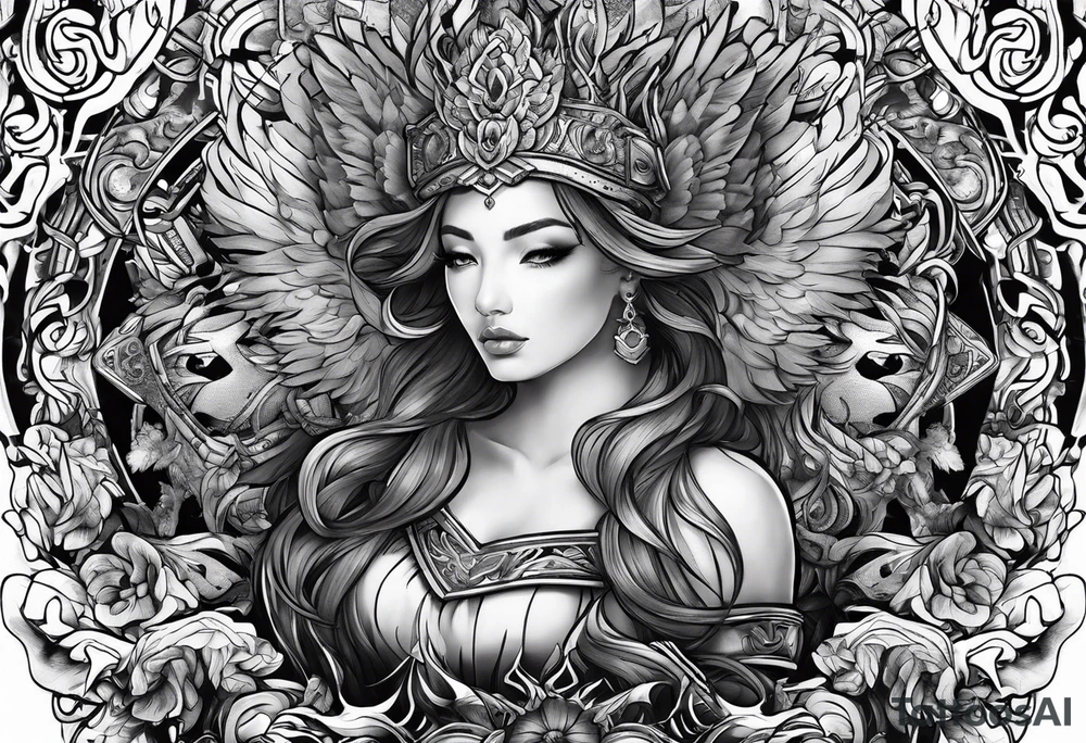 Battle of the mind tattoo idea