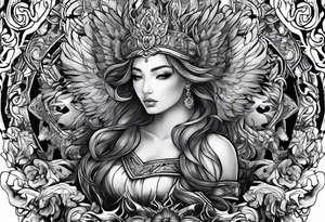 Battle of the mind tattoo idea