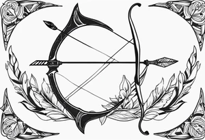 Bow and Arrow tattoo idea