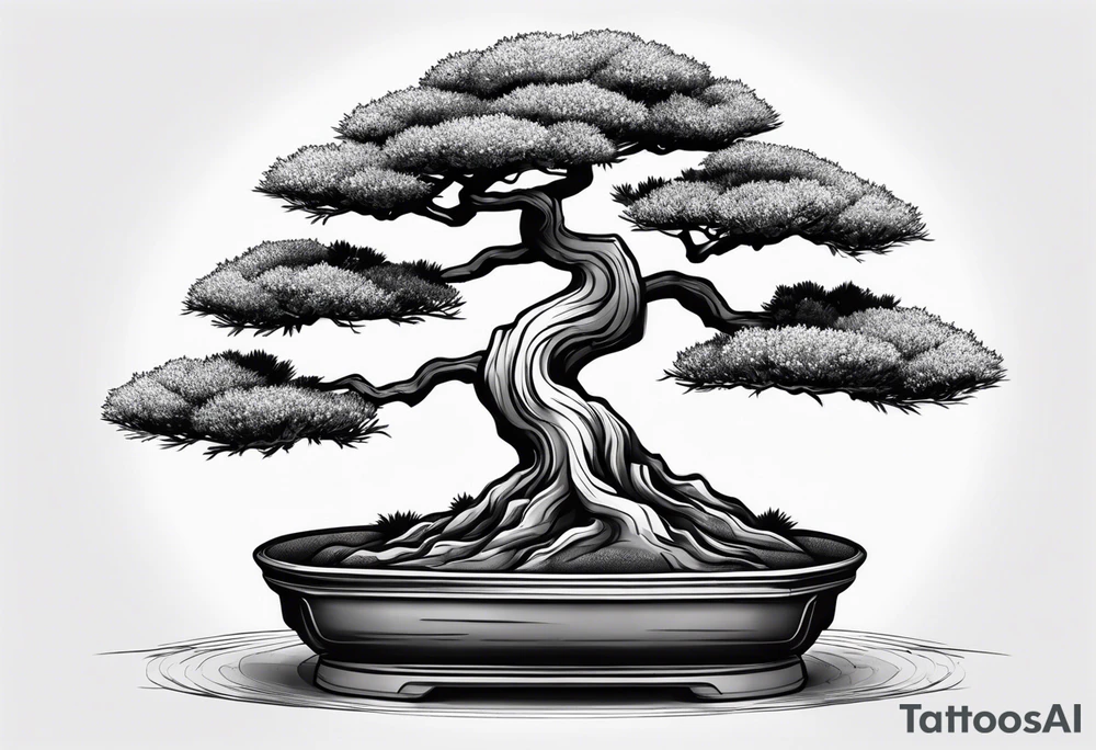 bonsai tree tattoo idea