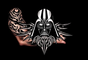 Darth Vader Empire and Sith tribal tattoo. tattoo idea