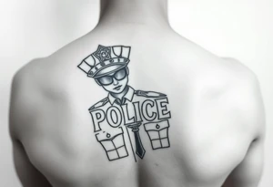 Police tattoo idea