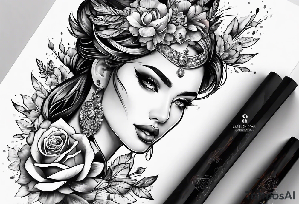 L and R tattoo idea