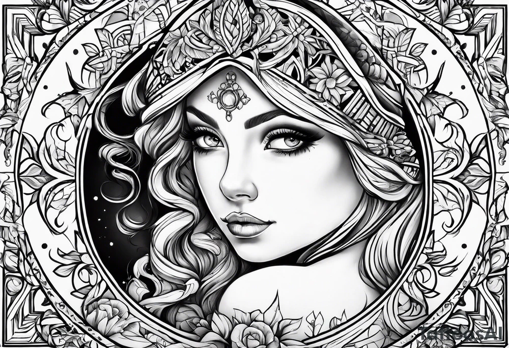 A tattoo representing my children, Heidi, Leo and Florence tattoo idea
