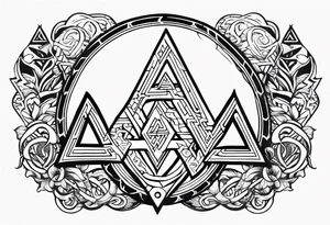 Valhalla 
Sword shield valknut  axe norse dragon tattoo idea