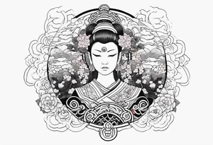 Japanese style tattoo idea