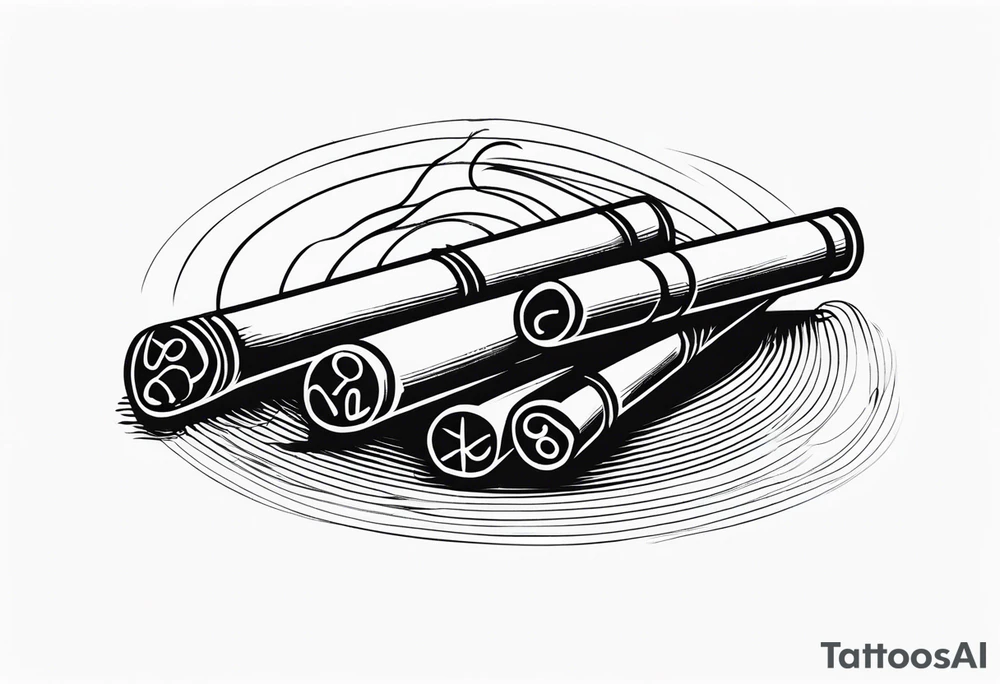 cigarettes tattoo idea