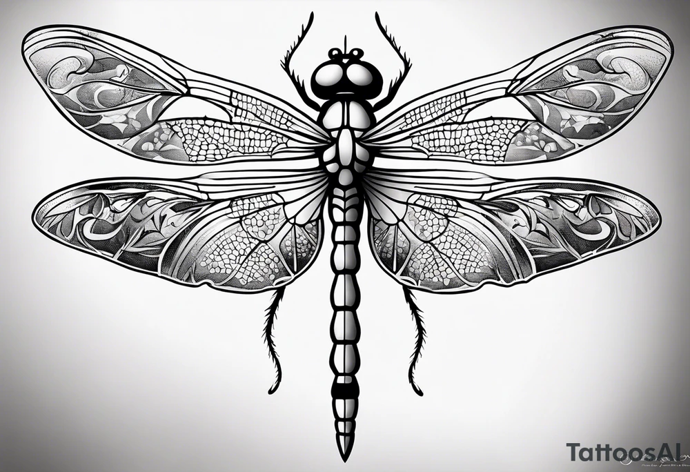 tutto passo dragonfly tattoo idea