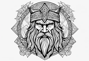 symbol for Odin of Rune tattoo idea
