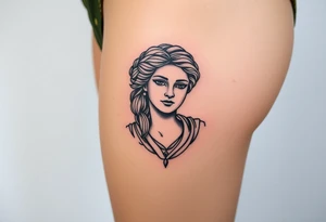 greek sculture 
female tattoo idea