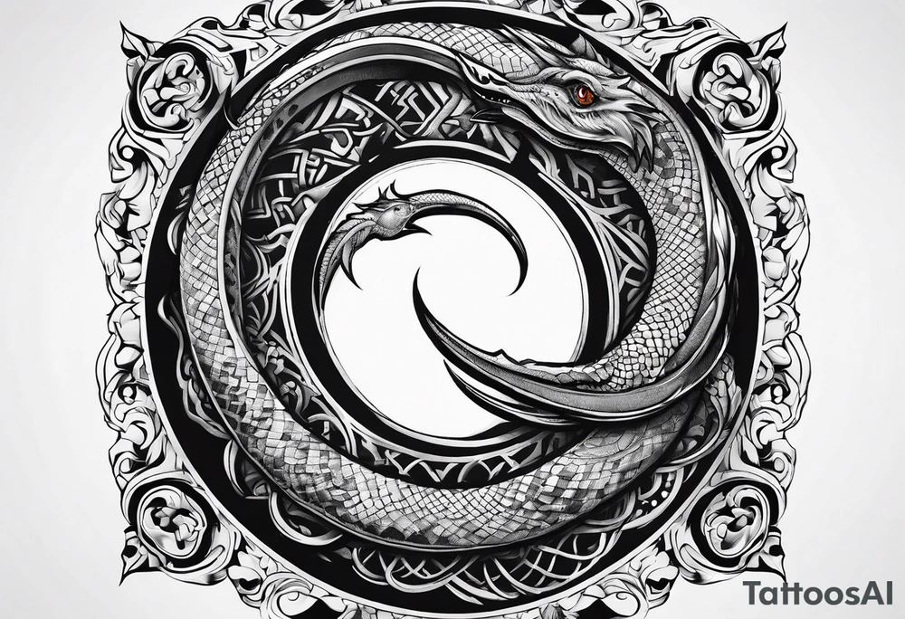 ouroboros tattoo idea