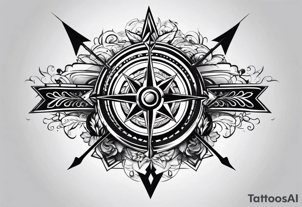 Vector arrow tattoo idea