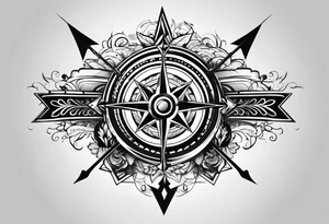 Vector arrow tattoo idea