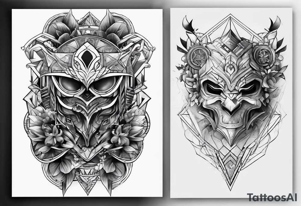 Geometric tattoo idea
