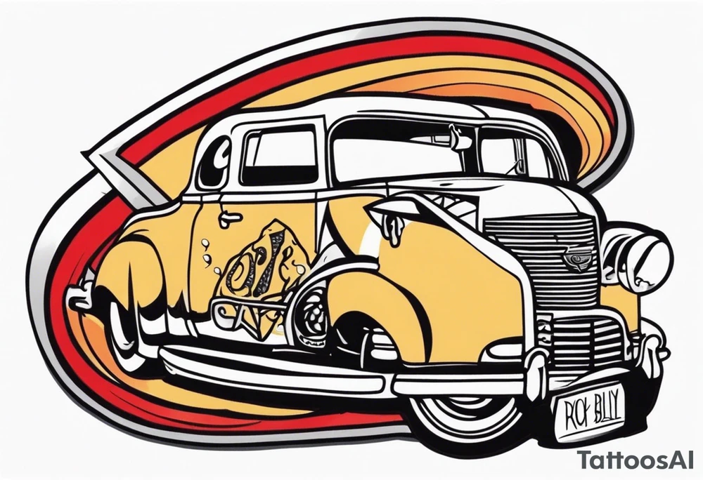 Rock a billy tattoo idea